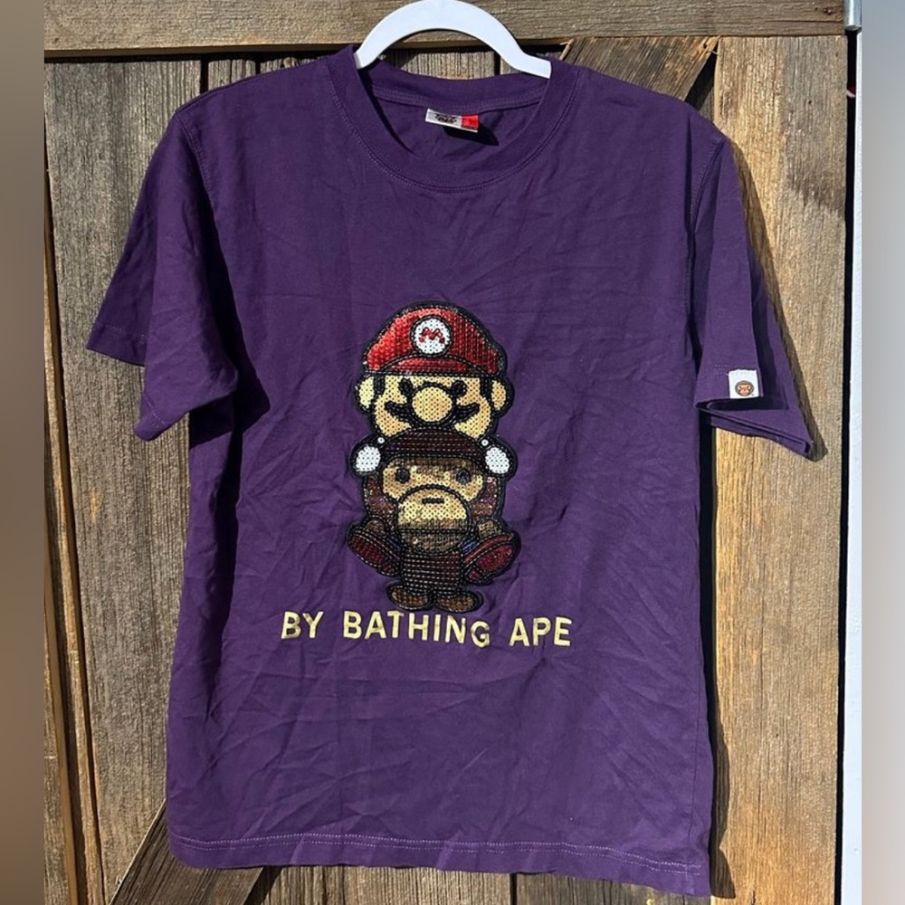 Vintage 2008 Bape x Super Mario Milo - T-Shirt (Medium)